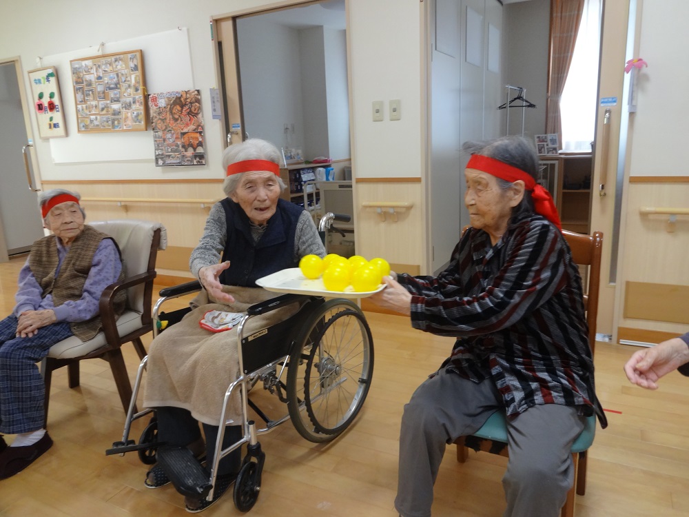 秋の運動会（グループホームアップル）