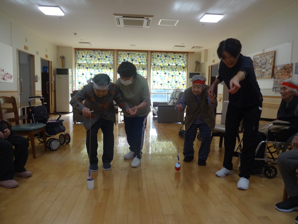 秋の運動会(グループホームアップル)