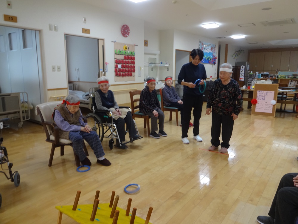 秋の運動会（グループホームアップル）